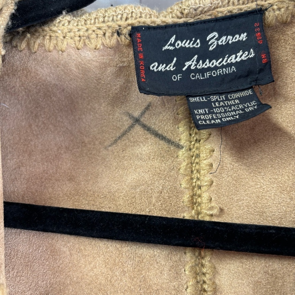 Vintage Hooded Patchwork Western 100% Shell Split… - image 3